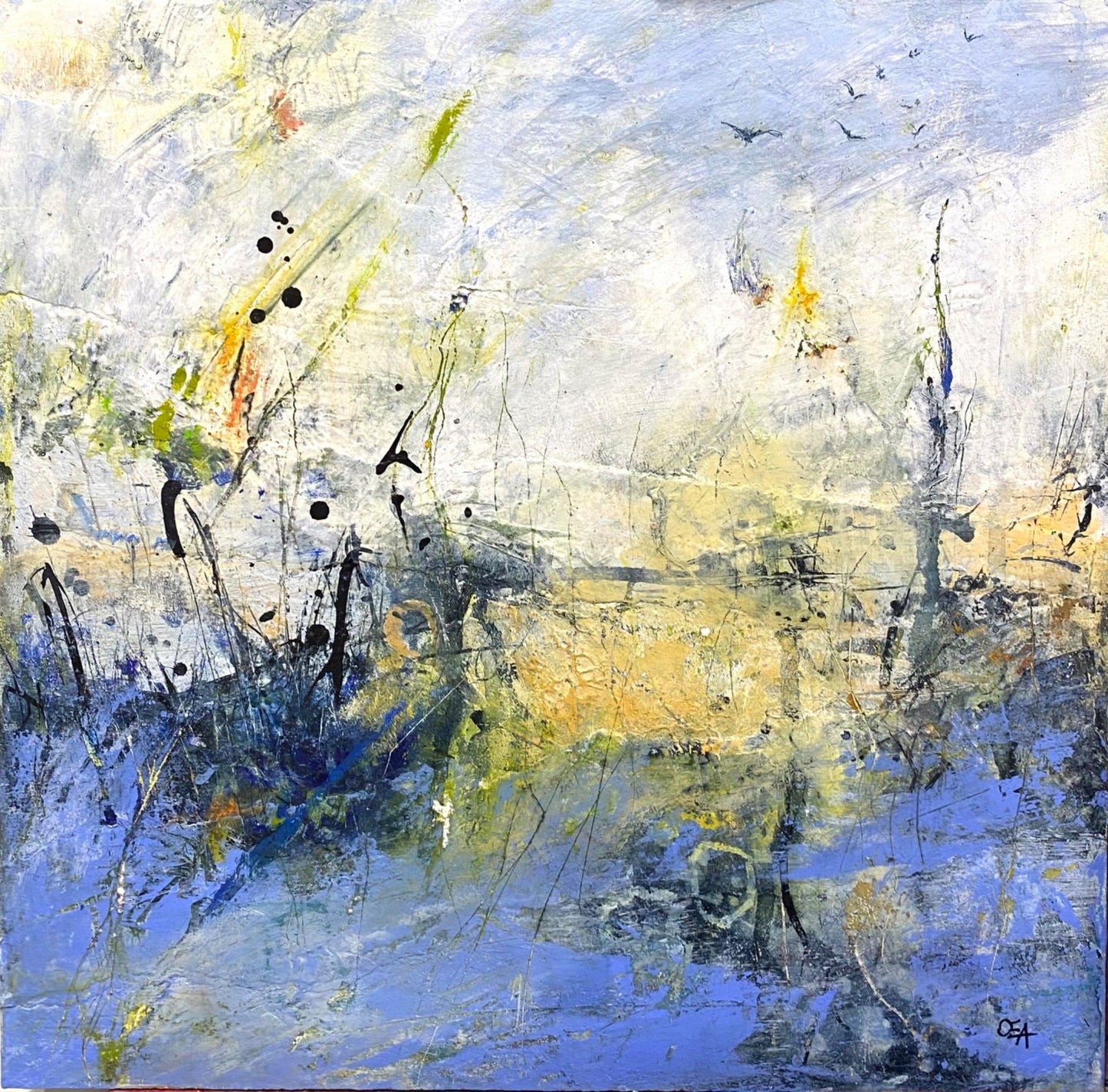 Estuary Reflections 2 - Original Art - Gold Coast Gallery Of ArtOlivia Alexander