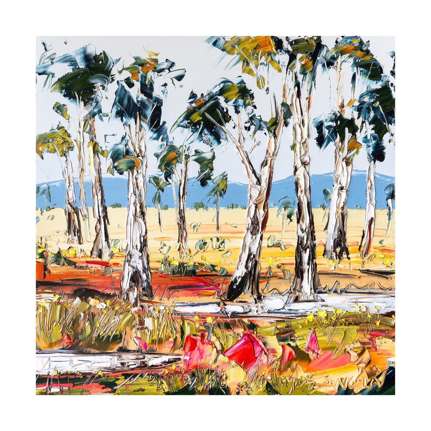 Family Land - Fine Art Print - Gold Coast Gallery Of ArtAngela Hawkey