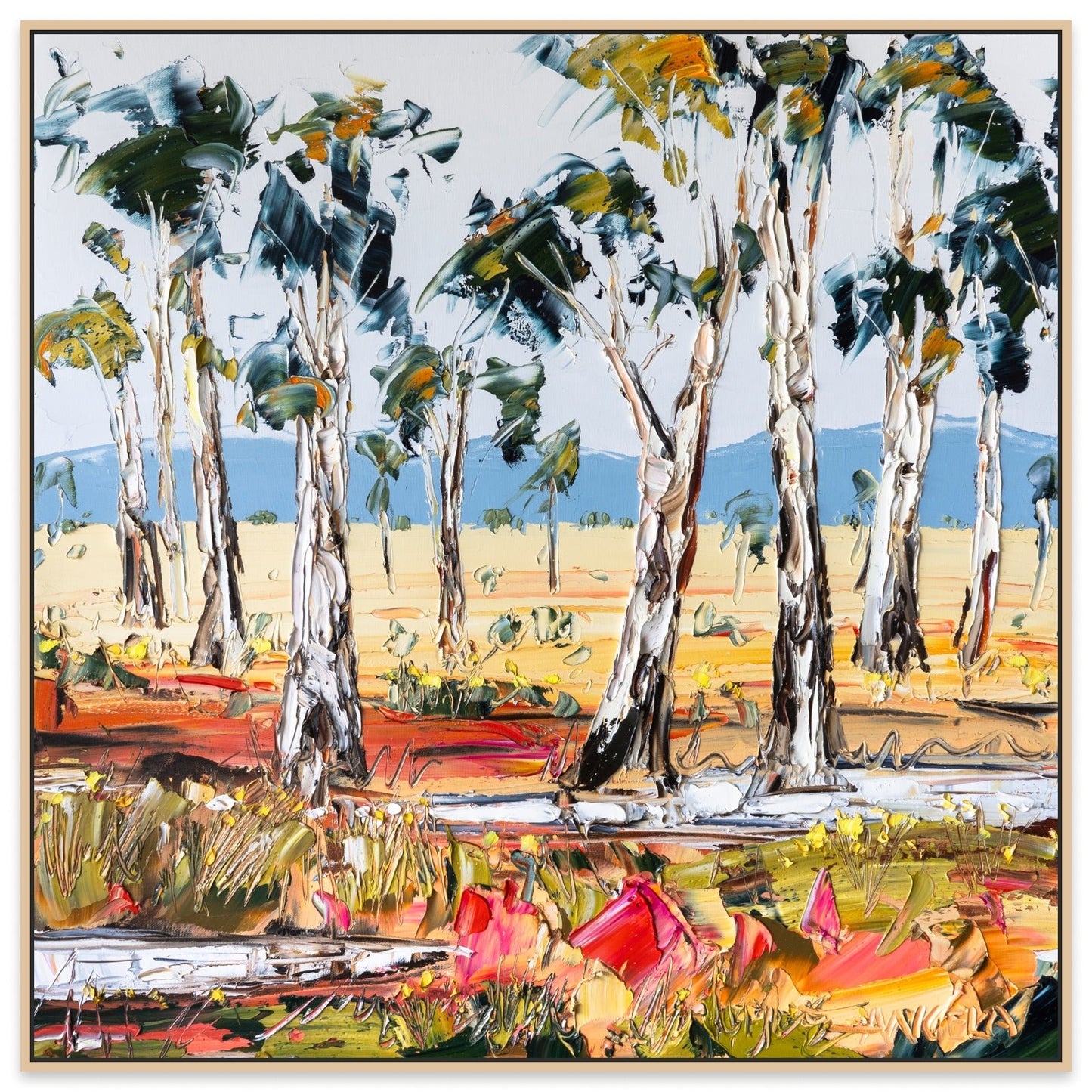 Family Land - Original Art - Gold Coast Gallery Of ArtAngela Hawkey