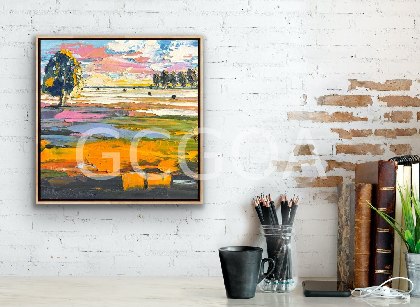 Farm Landscape 40 - Gold Coast Gallery Of ArtHilly Coufreur