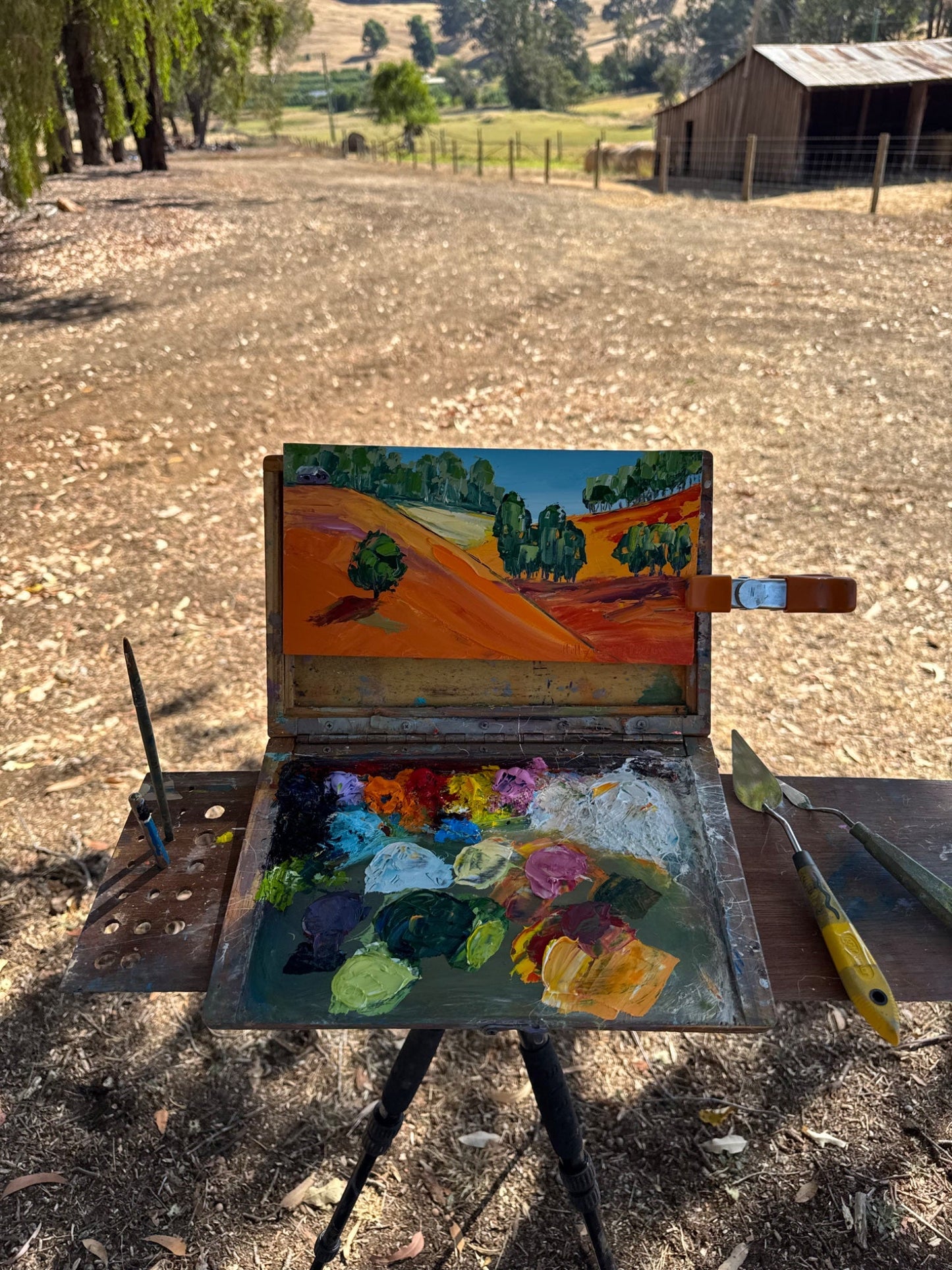 Farm Landscape - Gold Coast Gallery Of ArtHilly Coufreur