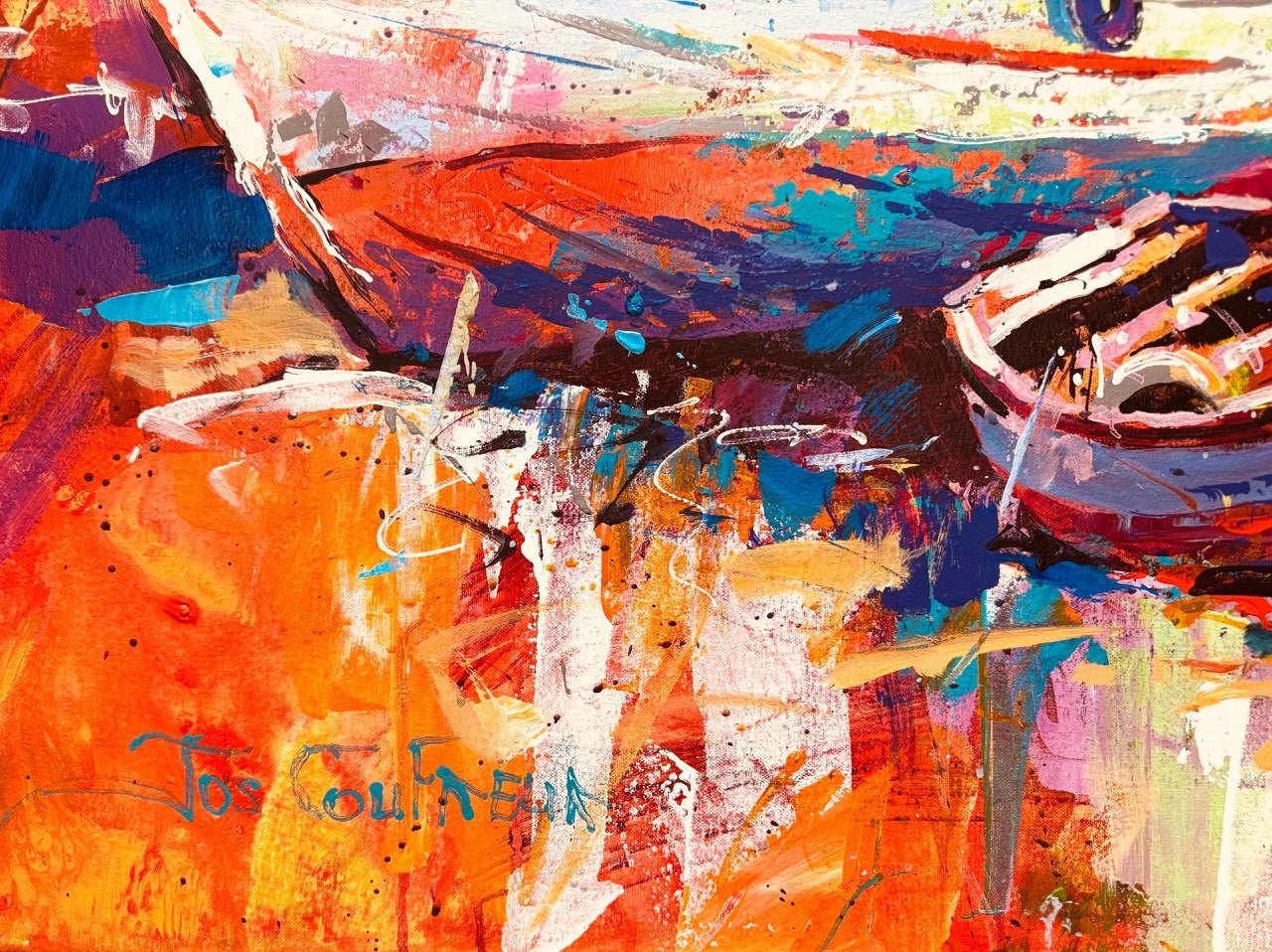 Fishing Boats 2 - Original Art - Gold Coast Gallery Of ArtJos Coufreur