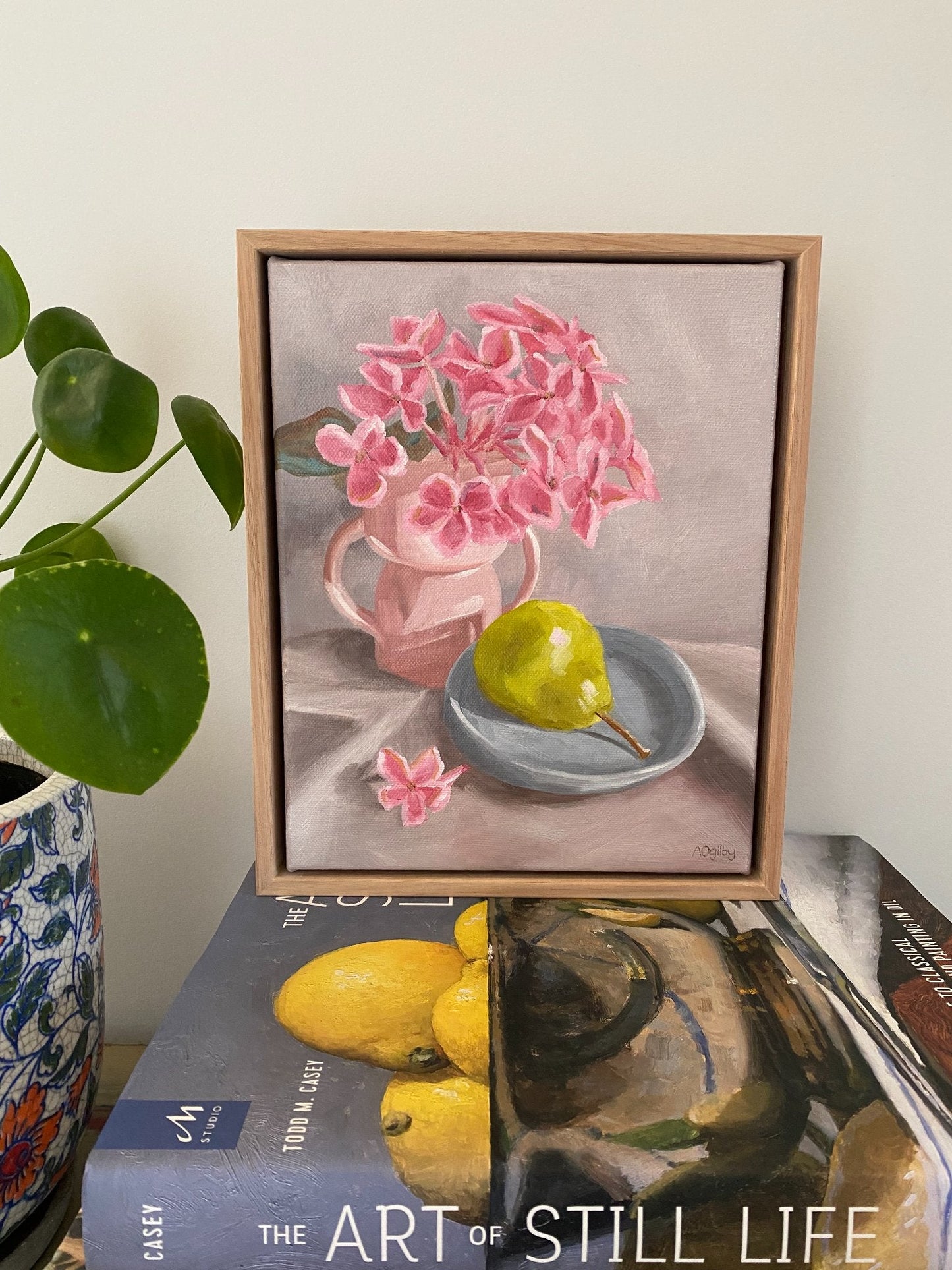 Floral with Pear - Original Art - Gold Coast Gallery Of ArtAmanda Ogilby