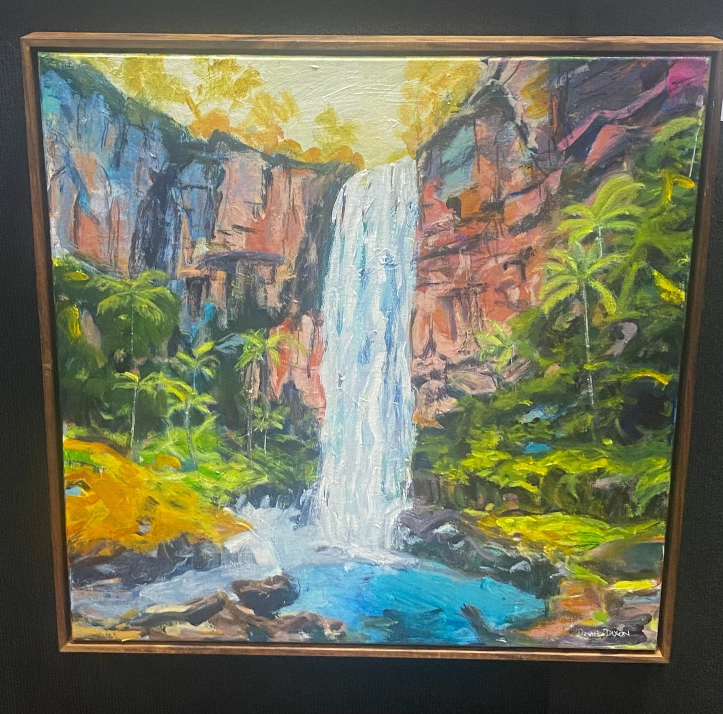 Flow State | Purlingbrook Falls - Original Art - Gold Coast Gallery Of ArtDinah Dixon