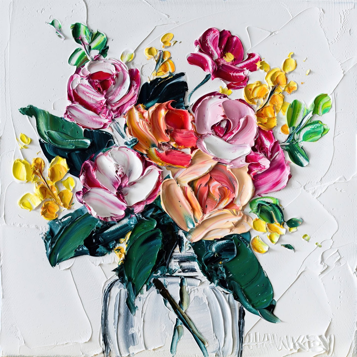 Flower Bunch - Fine Art Print - Gold Coast Gallery Of ArtAngela Hawkey