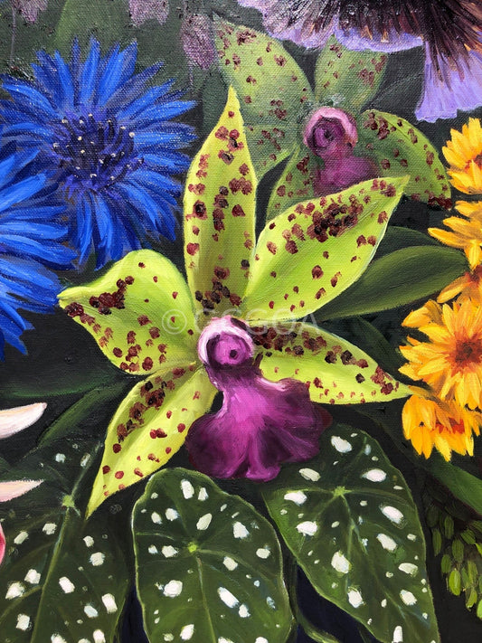 Flowers in a Blue Vase - Gold Coast Gallery Of ArtCoco Cashman