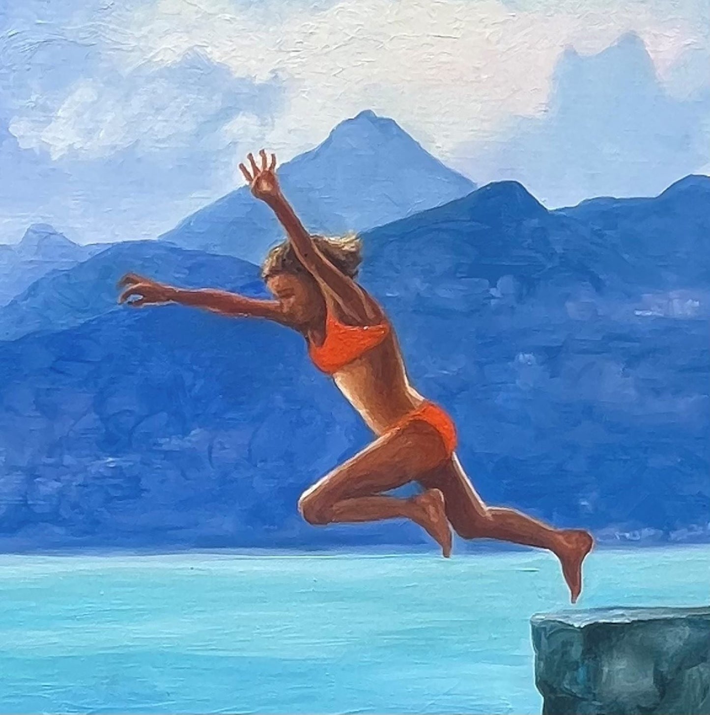 Flying Free (Memories of Varenna) - Original Art - Gold Coast Gallery Of ArtTrisha Lambi