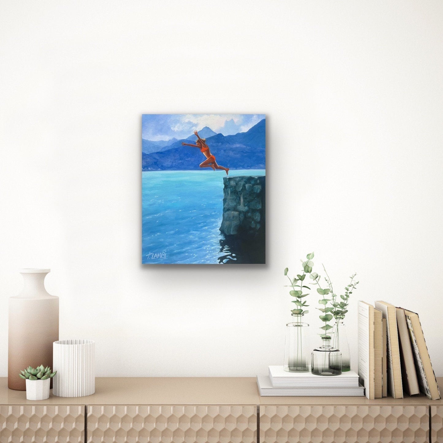 Flying Free (Memories of Varenna) - Original Art - Gold Coast Gallery Of ArtTrisha Lambi