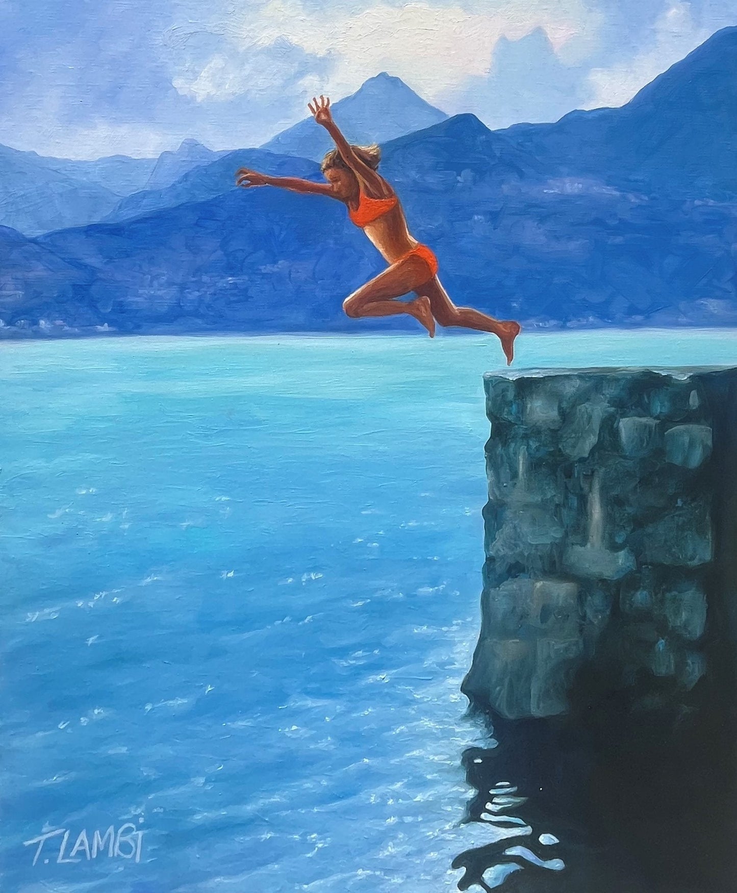 Flying Free (Memories of Varenna) - Original Art - Gold Coast Gallery Of ArtTrisha Lambi