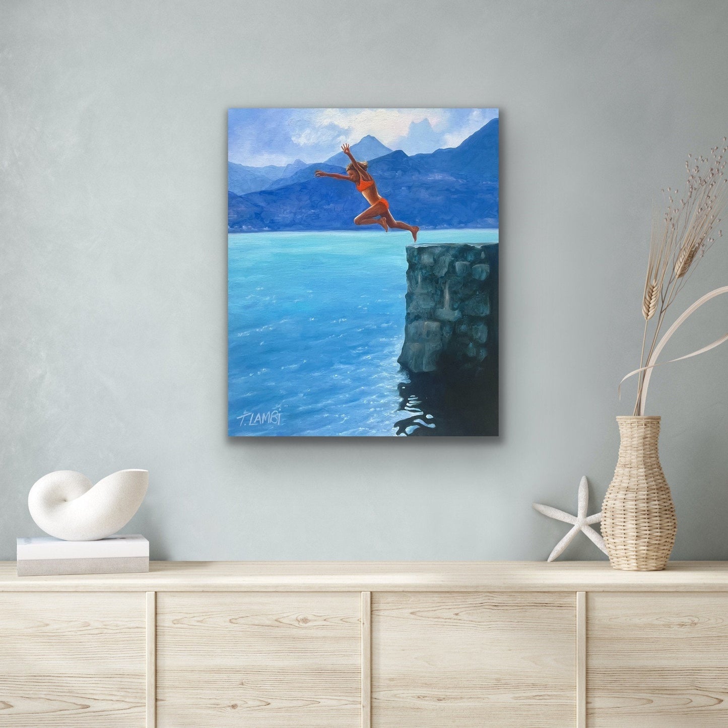 Flying Free (Memories of Varenna) - Original Art - Gold Coast Gallery Of ArtTrisha Lambi