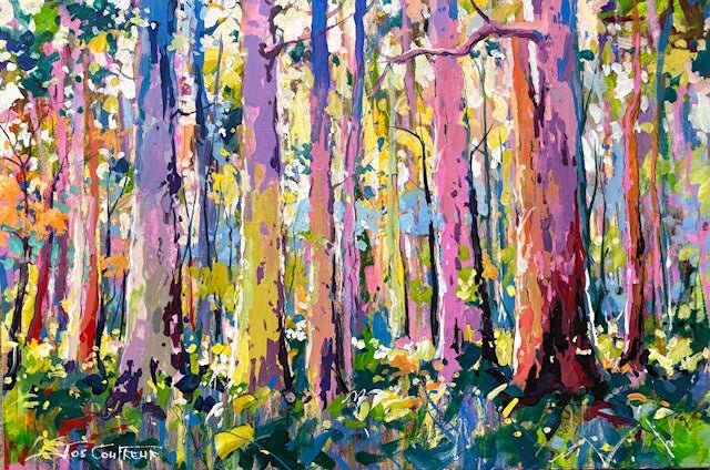 Forest 14 - Original Art - Gold Coast Gallery Of ArtJos Coufreur