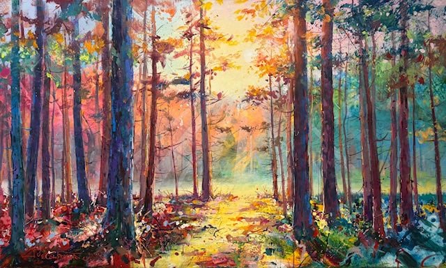 Forest 15 - Original Art - Gold Coast Gallery Of ArtJos Coufreur