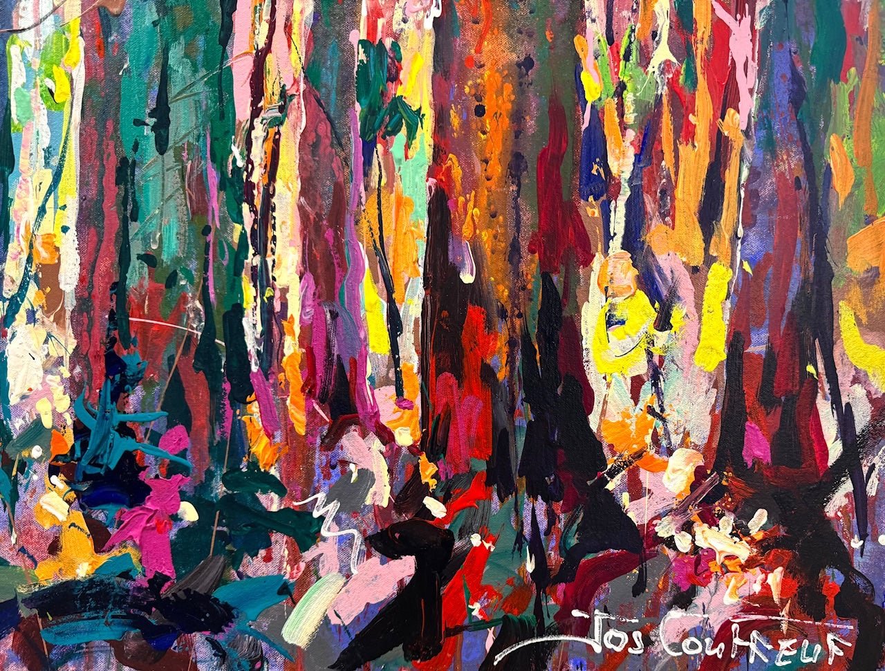 Forest 6 - Original Art - Gold Coast Gallery Of ArtJos Coufreur