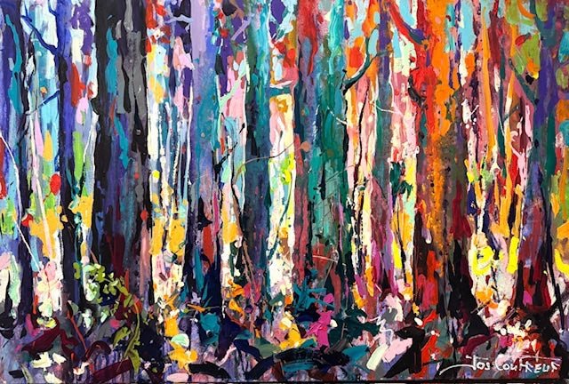 Forest 6 - Original Art - Gold Coast Gallery Of ArtJos Coufreur