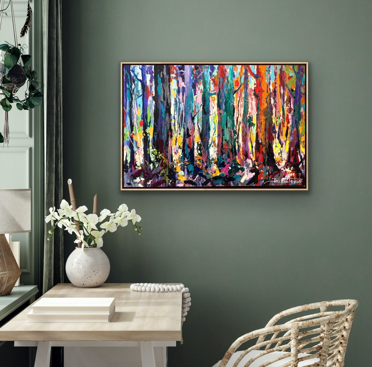 Forest 6 - Original Art - Gold Coast Gallery Of ArtJos Coufreur