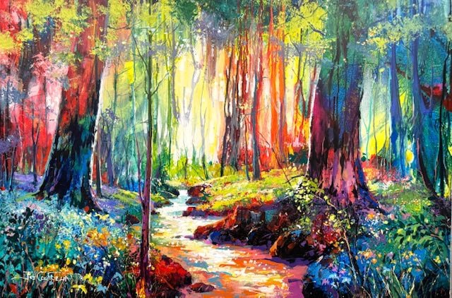 Forest Creek 4 - Original Art - Gold Coast Gallery Of ArtJos Coufreur