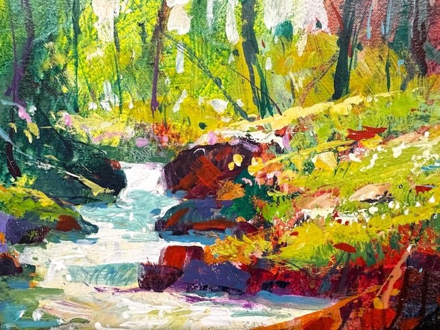 Forest Creek 4 - Original Art - Gold Coast Gallery Of ArtJos Coufreur