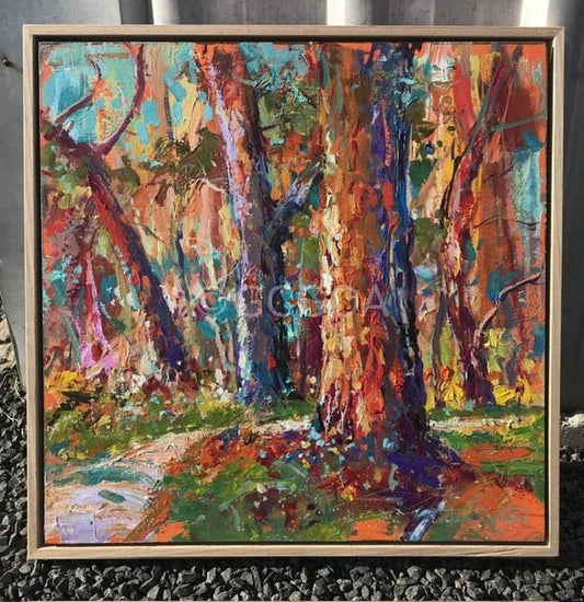 Forest Path, Plein Air - Original Art - Gold Coast Gallery Of ArtJos Coufreur
