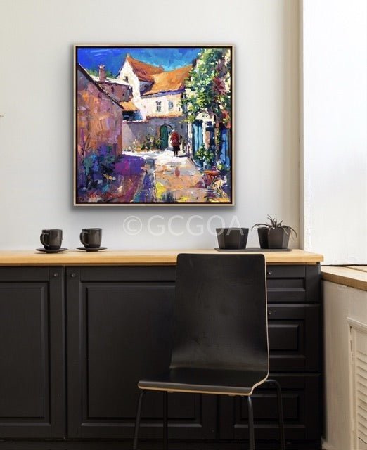 French Village 2 - Original Art - Gold Coast Gallery Of ArtJos Coufreur