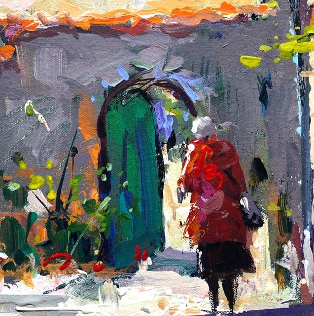 French Village 2 - Original Art - Gold Coast Gallery Of ArtJos Coufreur