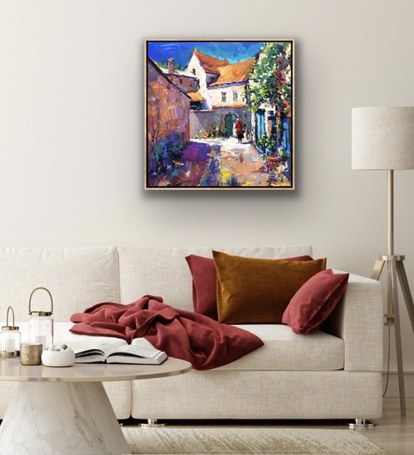 French Village 2 - Original Art - Gold Coast Gallery Of ArtJos Coufreur
