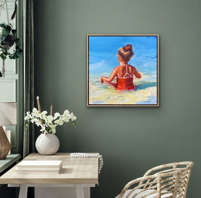 Fun at the Beach 7 - Original Art - Gold Coast Gallery Of ArtJos Coufreur