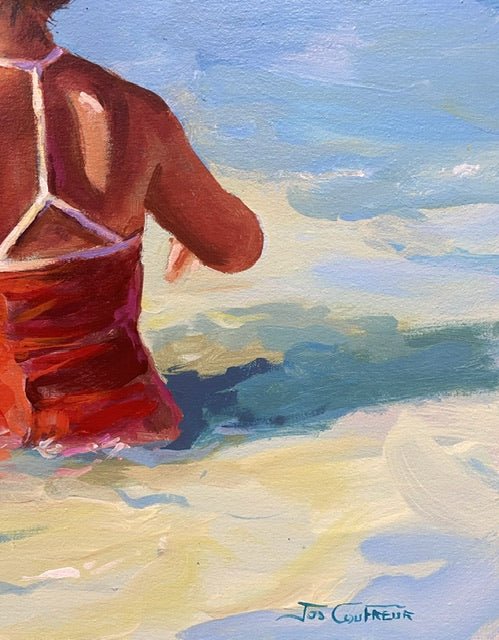 Fun at the Beach 7 - Original Art - Gold Coast Gallery Of ArtJos Coufreur