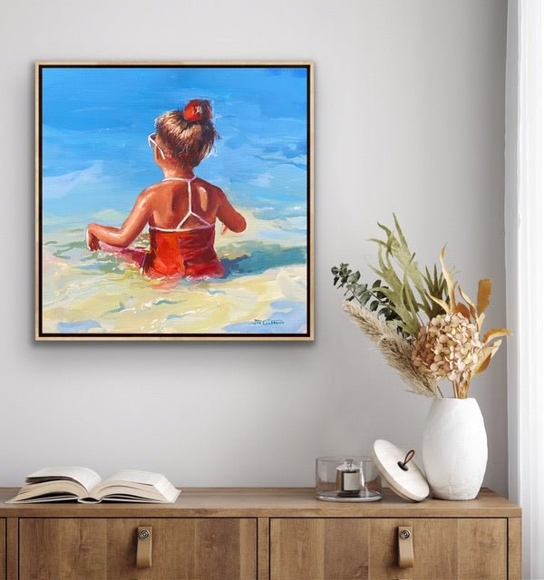 Fun at the Beach 7 - Original Art - Gold Coast Gallery Of ArtJos Coufreur