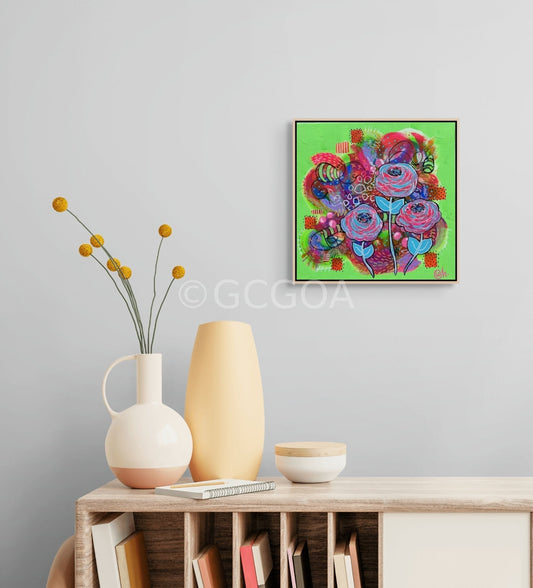 Funky Flowers - Gold Coast Gallery Of ArtKat Handley