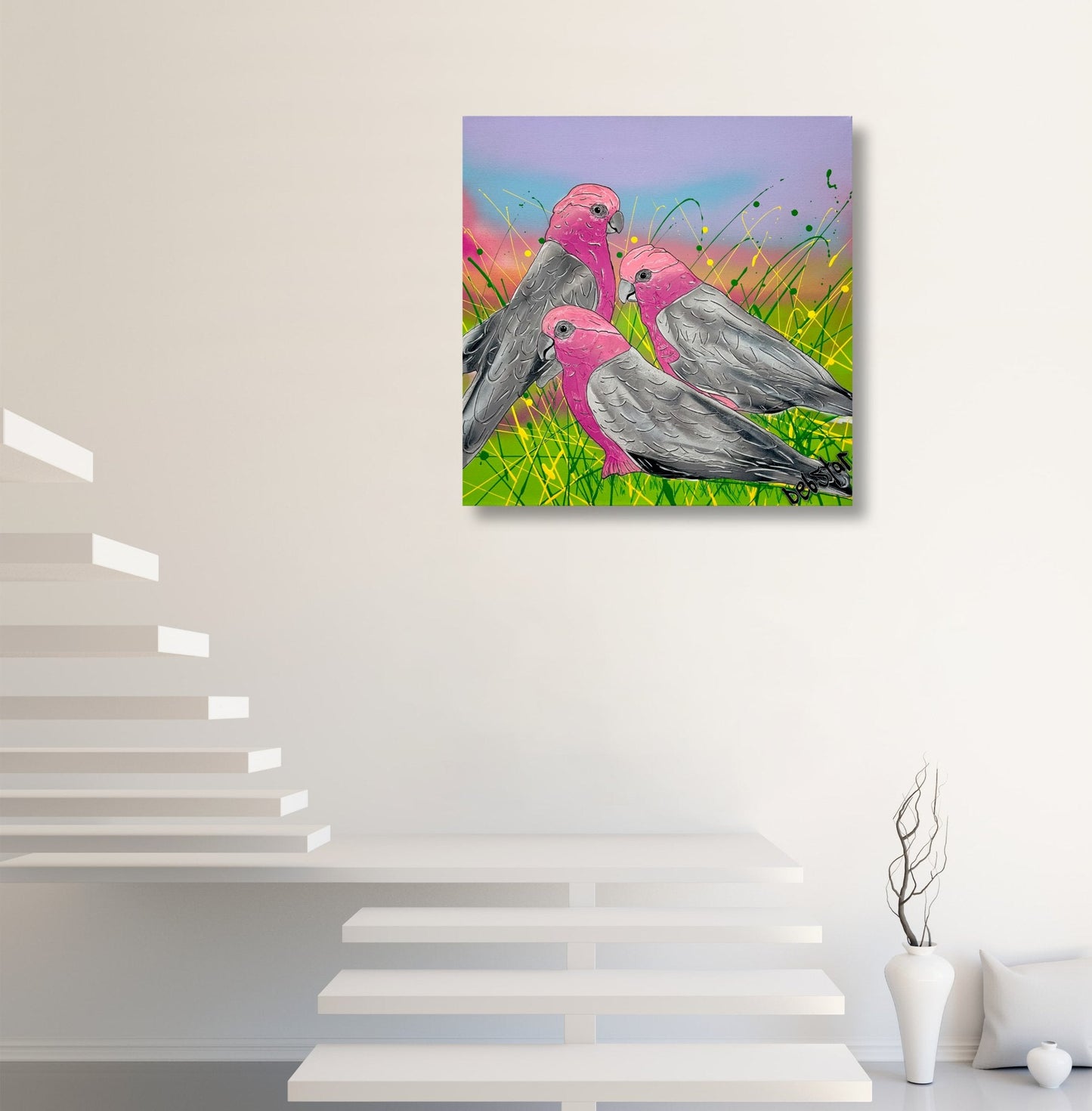 Galah Sunset - Gold Coast Gallery Of ArtDeborah Lang