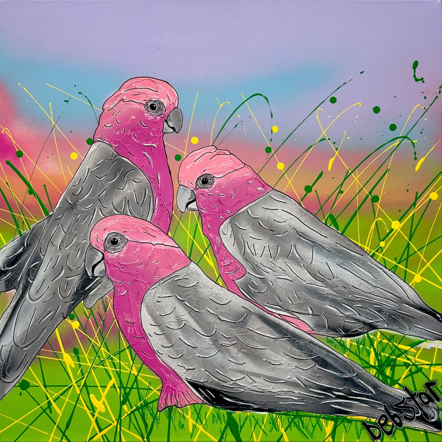 Galah Sunset - Gold Coast Gallery Of ArtDeborah Lang