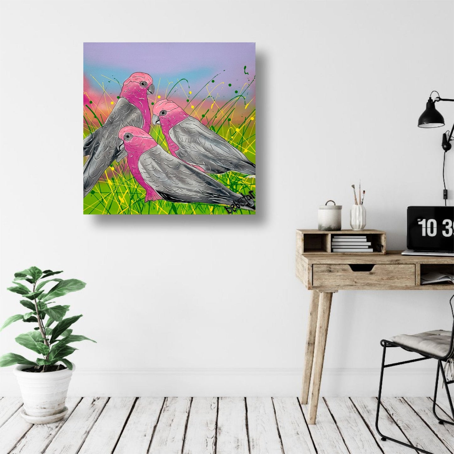 Galah Sunset - Gold Coast Gallery Of ArtDeborah Lang