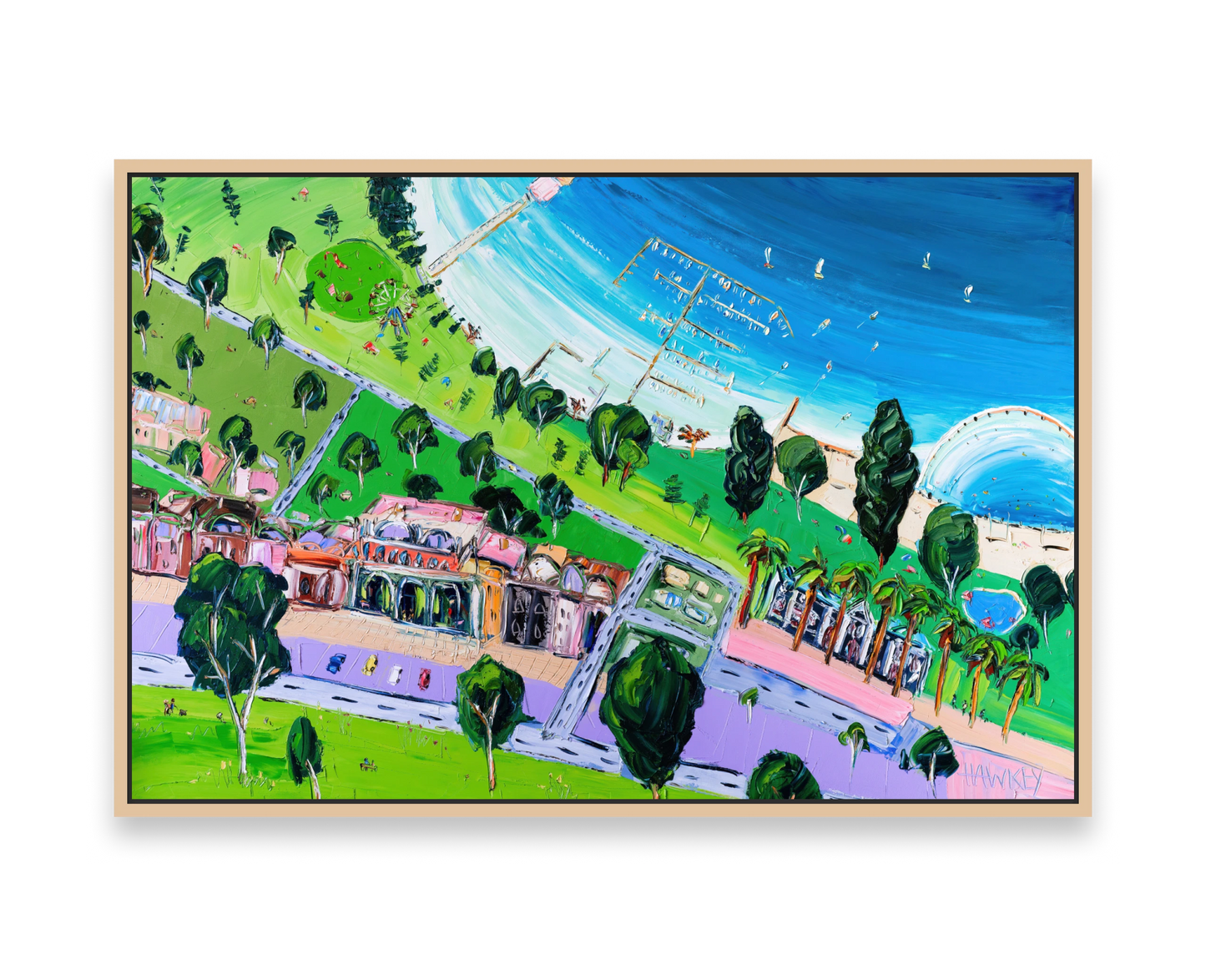Geelong Waterfront - Fine Art Print - Gold Coast Gallery Of ArtAngela Hawkey