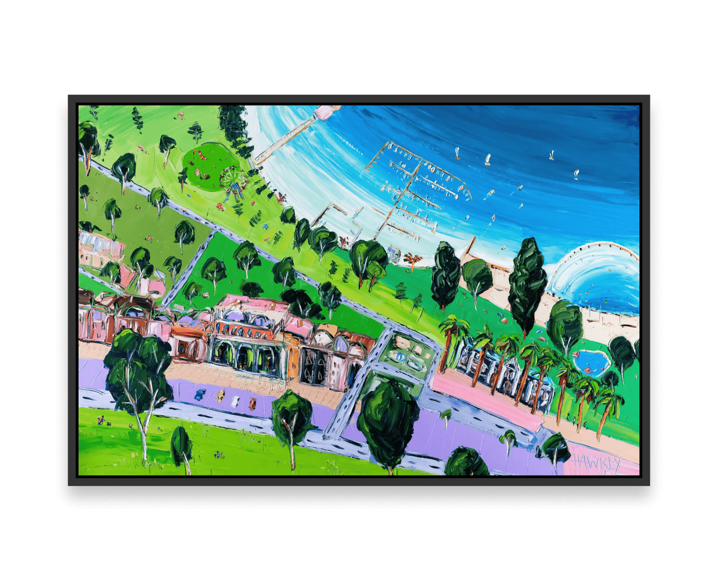 Geelong Waterfront - Fine Art Print - Gold Coast Gallery Of ArtAngela Hawkey