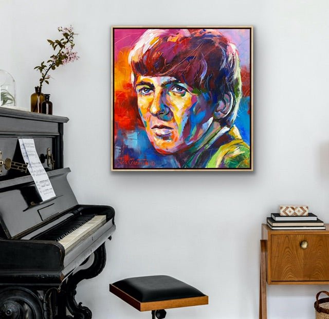 George Harrison, The Beatles - Original Art - Gold Coast Gallery Of ArtJos Coufreur