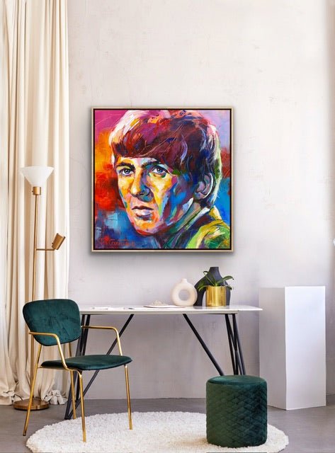 George Harrison, The Beatles - Original Art - Gold Coast Gallery Of ArtJos Coufreur