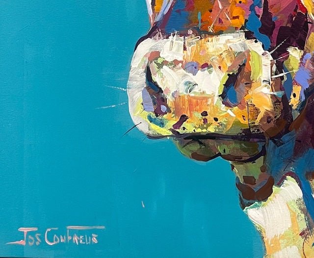 Gertie the Cow - Original Art - Gold Coast Gallery Of ArtJos Coufreur