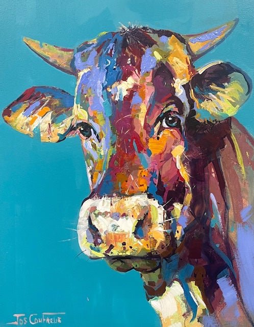 Gertie the Cow - Original Art - Gold Coast Gallery Of ArtJos Coufreur
