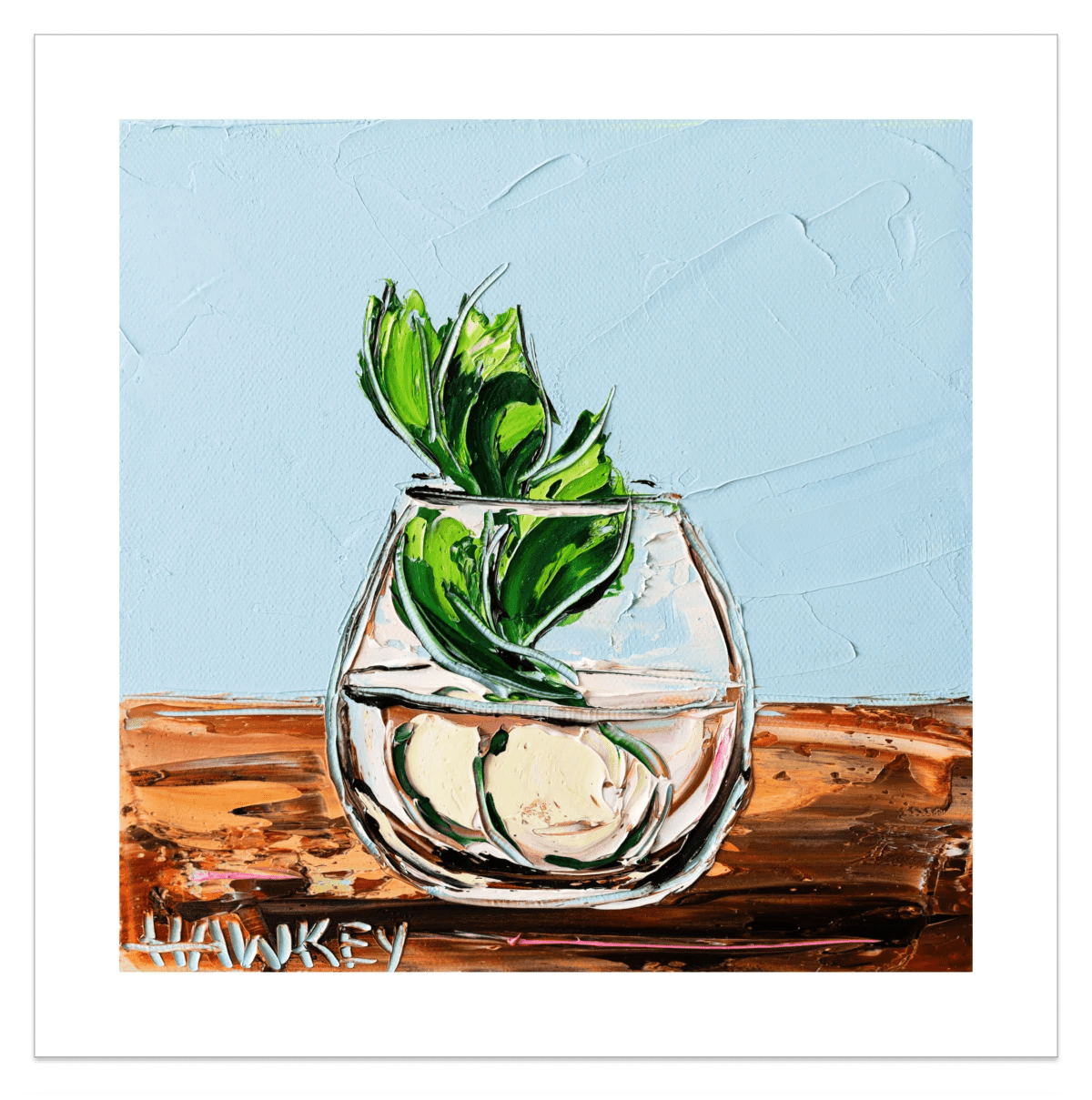 Gin And Tonic With Mint And Cucumber 2 - Fine Art Print - Gold Coast Gallery Of ArtAngela Hawkey