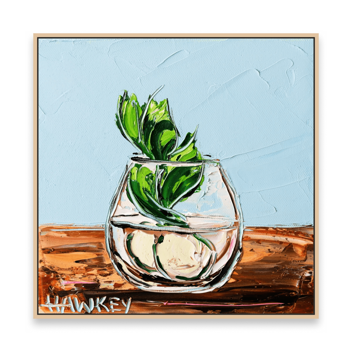 Gin And Tonic With Mint And Cucumber 2 - Fine Art Print - Gold Coast Gallery Of ArtAngela Hawkey