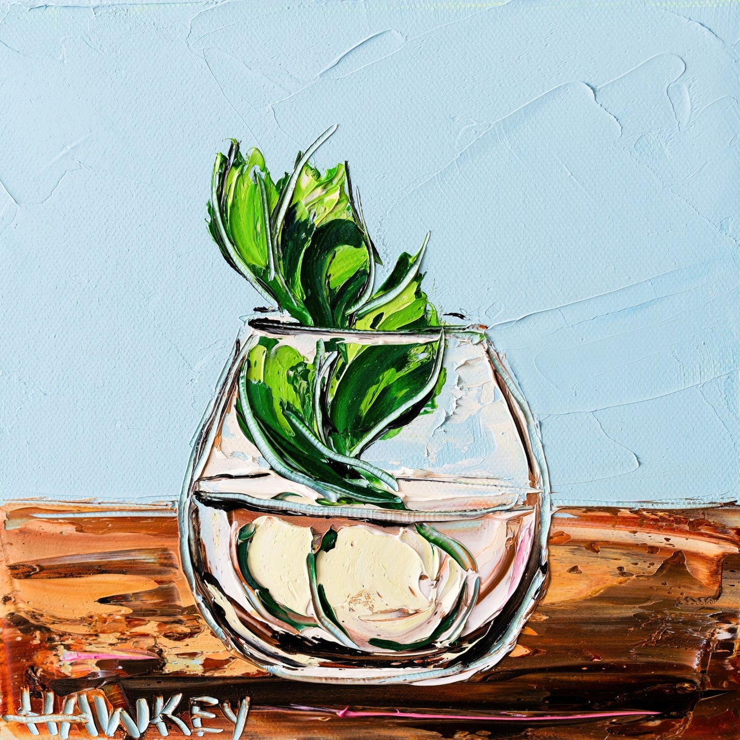 Gin And Tonic With Mint And Cucumber 2 - Fine Art Print - Gold Coast Gallery Of ArtAngela Hawkey