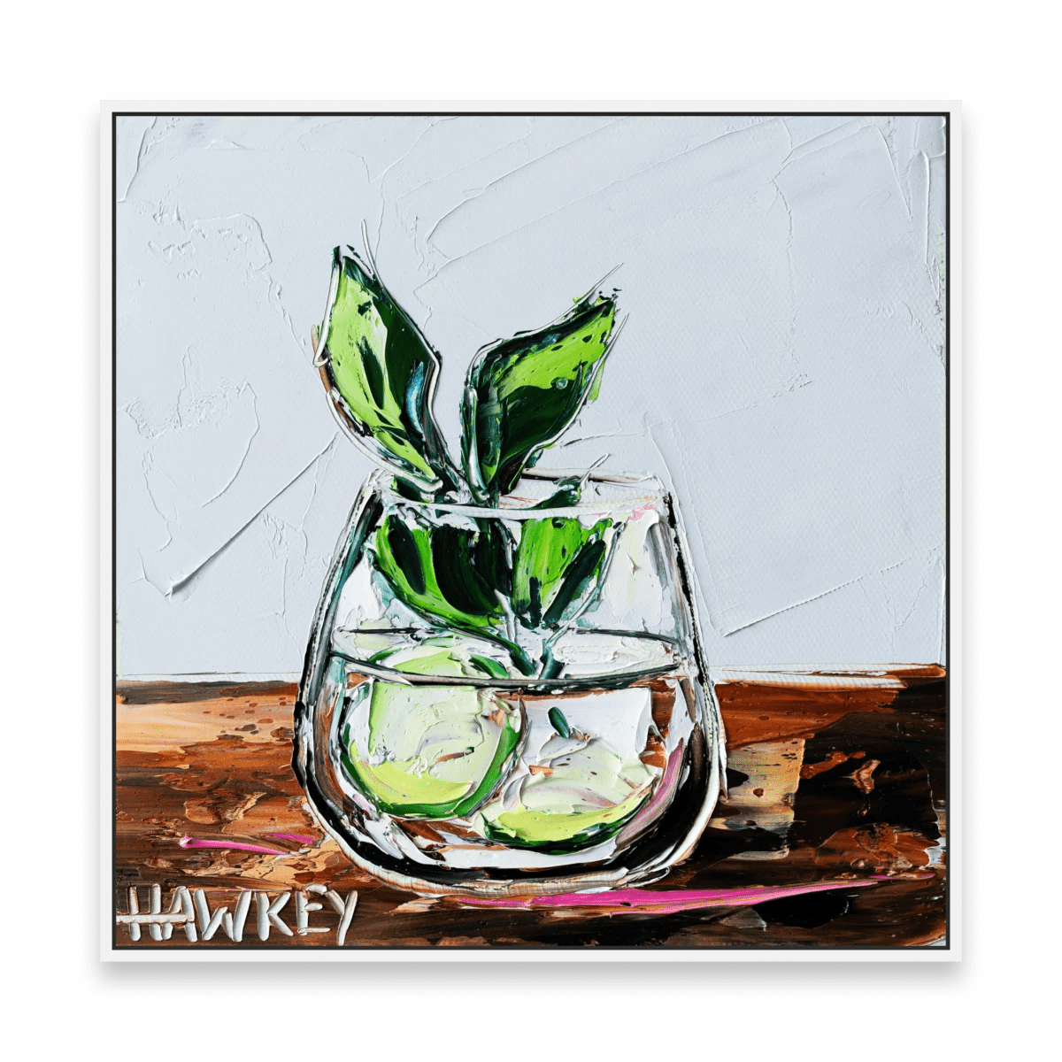 Gin And Tonic With Mint And Cucumber 3 - Fine Art Print - Gold Coast Gallery Of ArtAngela Hawkey