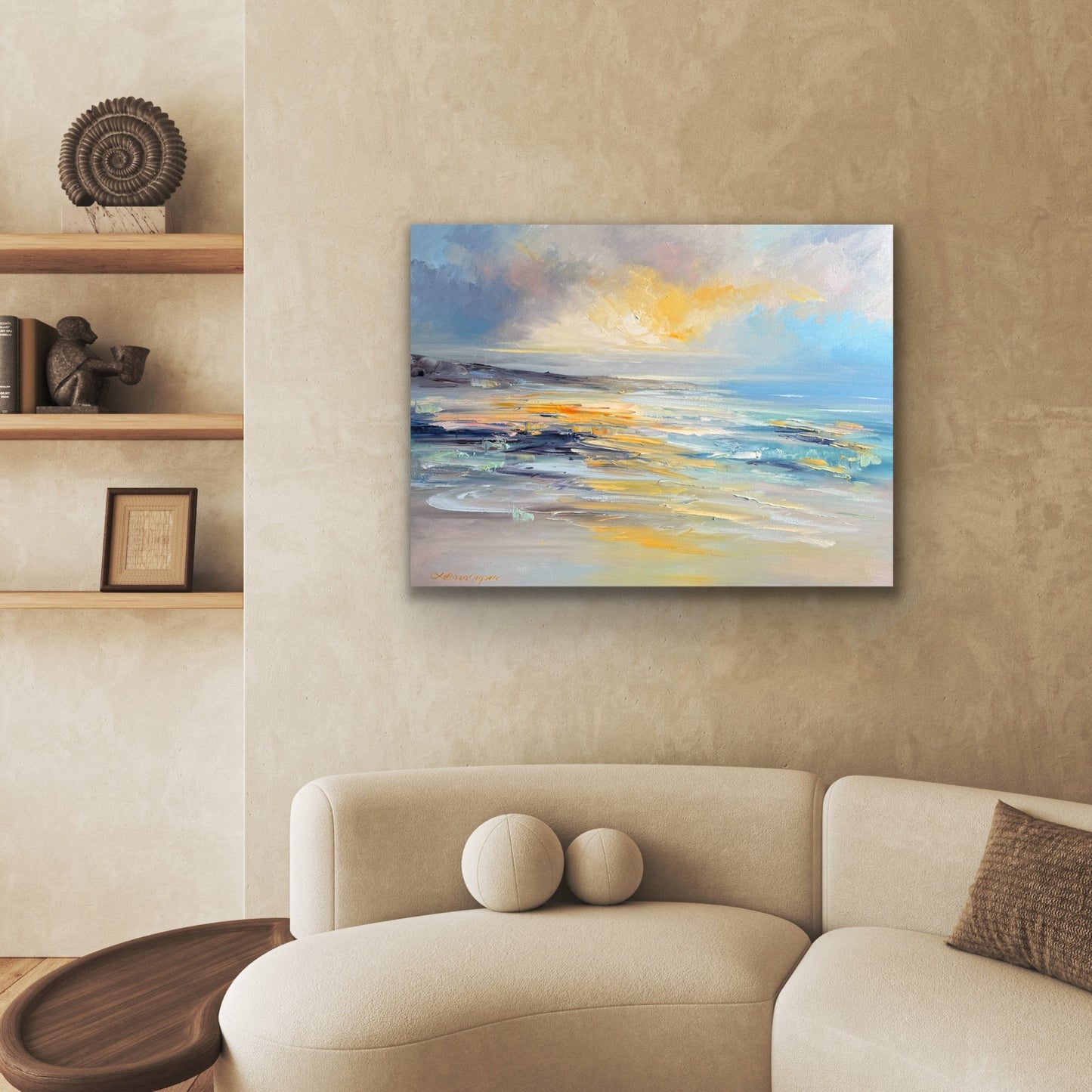 Golden horizon No 2 - Gold Coast Gallery Of ArtLiliana Gigovic