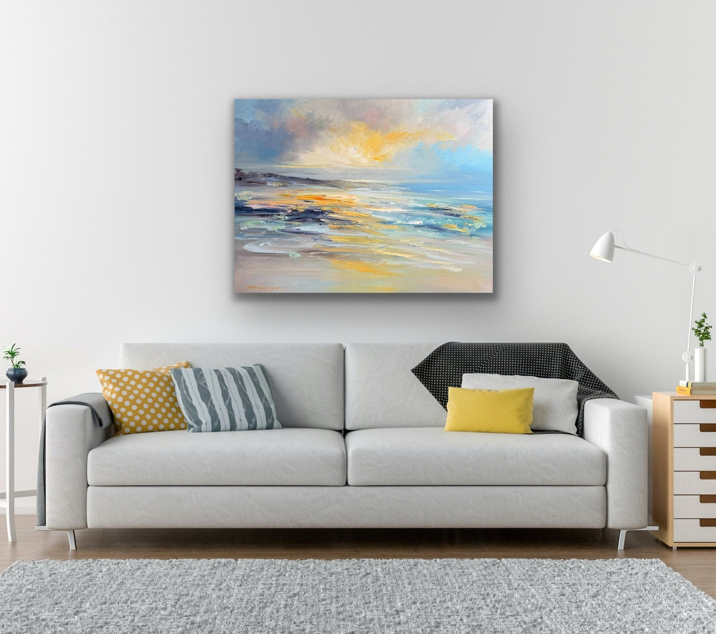 Golden horizon No 2 - Gold Coast Gallery Of ArtLiliana Gigovic