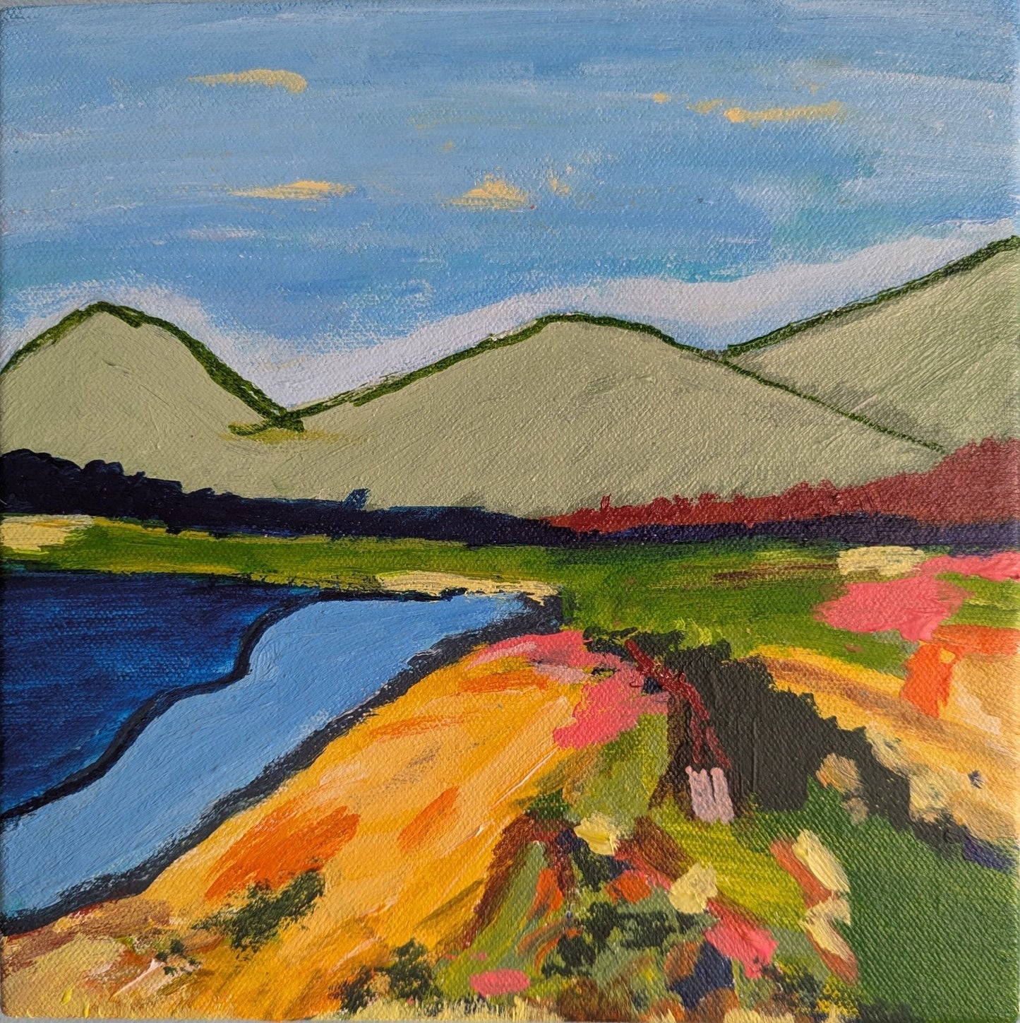 Golden Path to the Mountains - Gold Coast Gallery Of ArtAlpana Rai