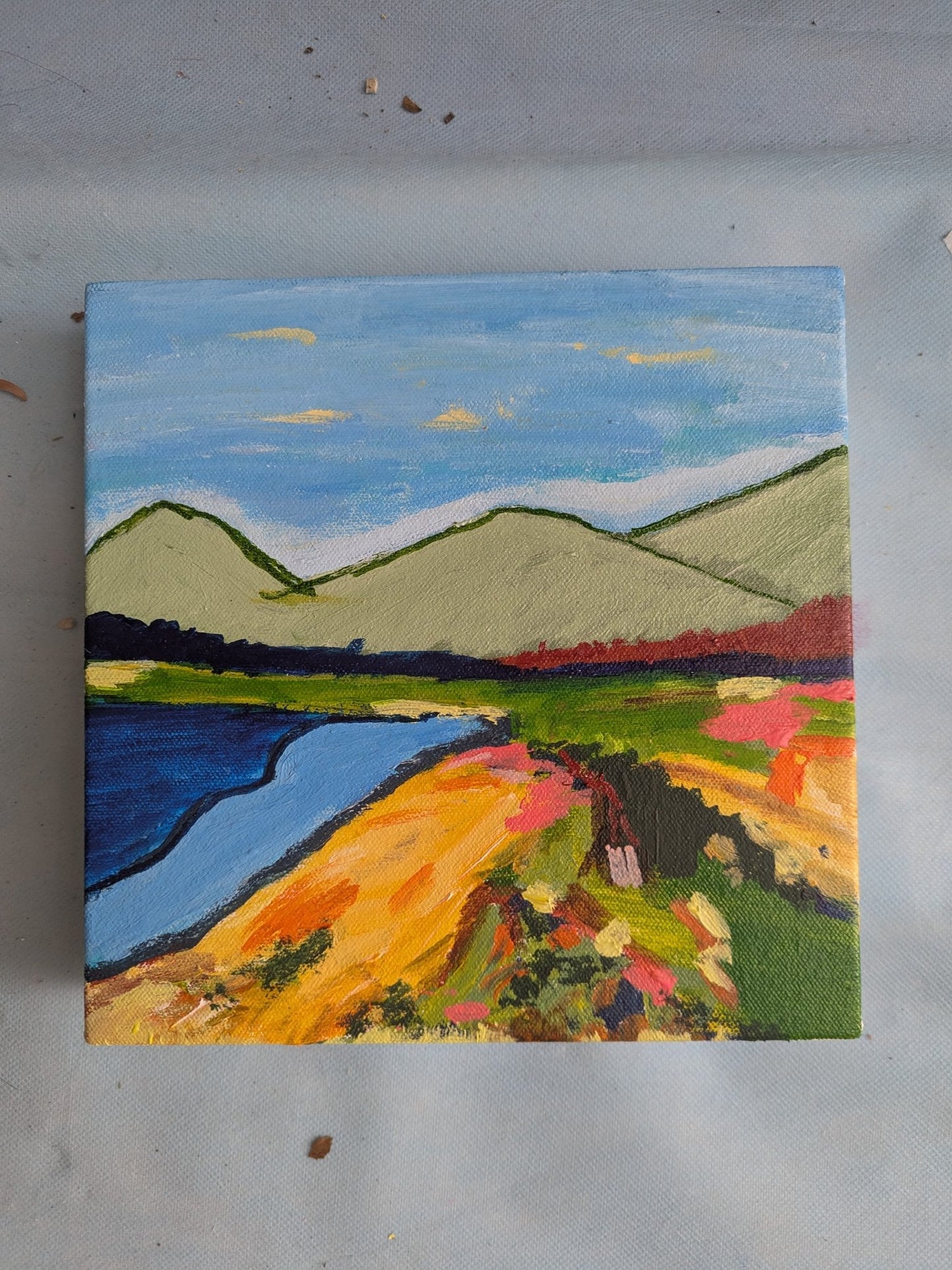Golden Path to the Mountains - Gold Coast Gallery Of ArtAlpana Rai