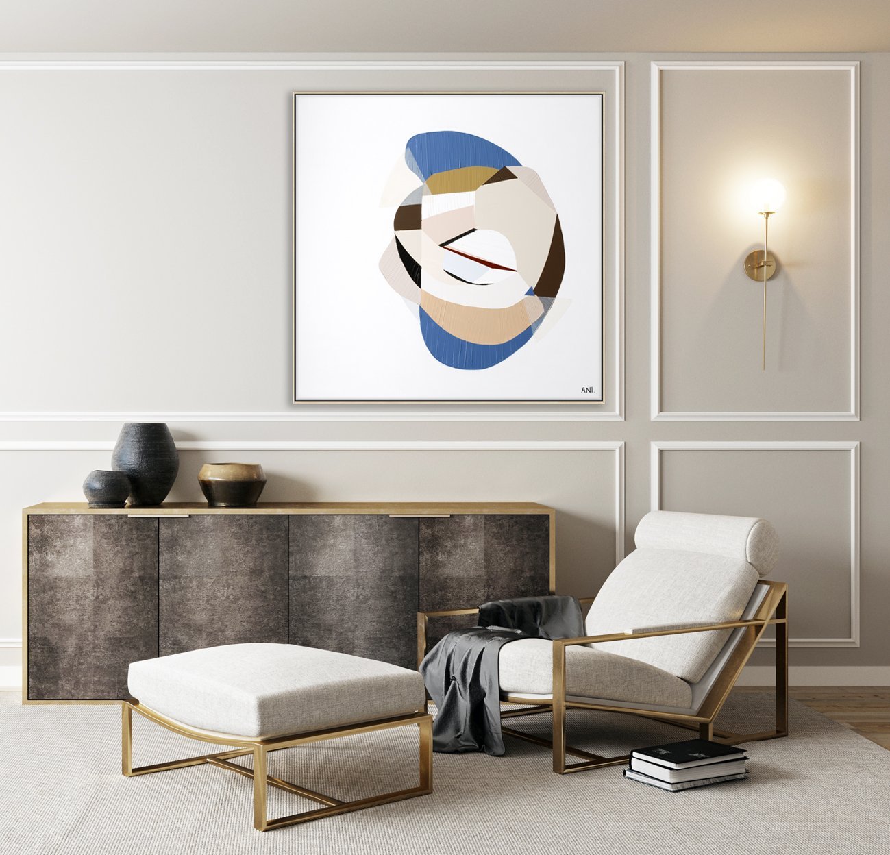 Golden Sapphire 1 - Gold Coast Gallery Of ArtAni Ipradjian