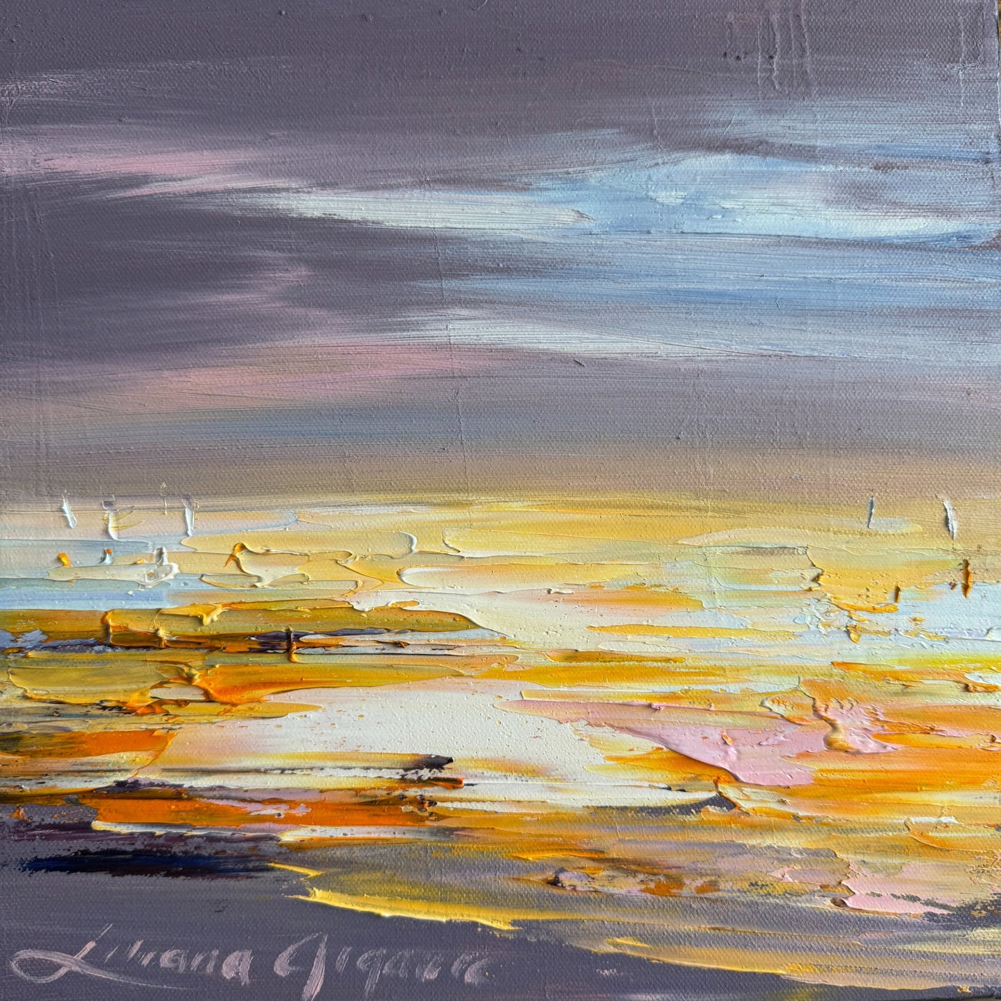 Golden sunrise No 11 - Gold Coast Gallery Of ArtLiliana Gigovic