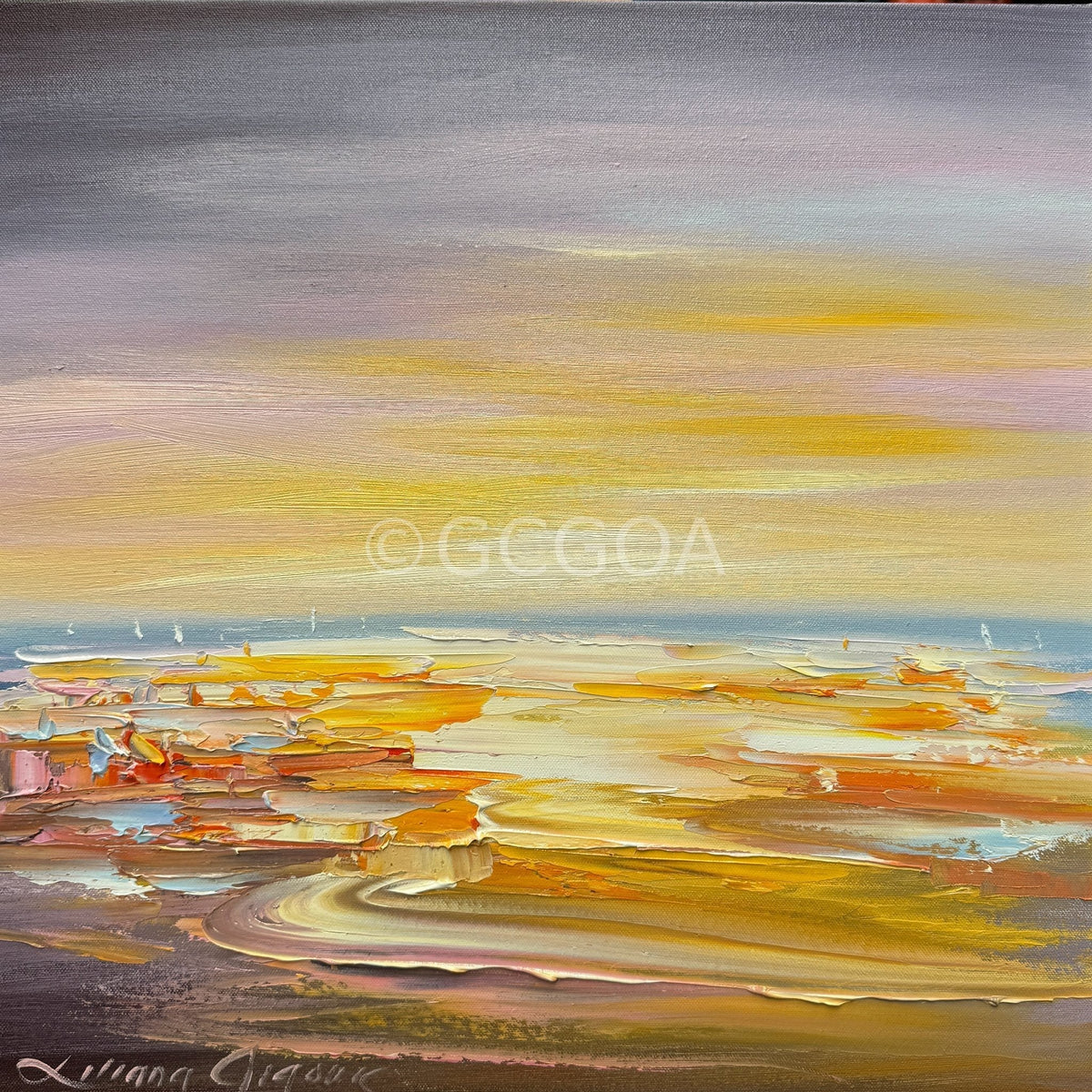 Golden sunrise No 8 - Gold Coast Gallery Of ArtLiliana Gigovic