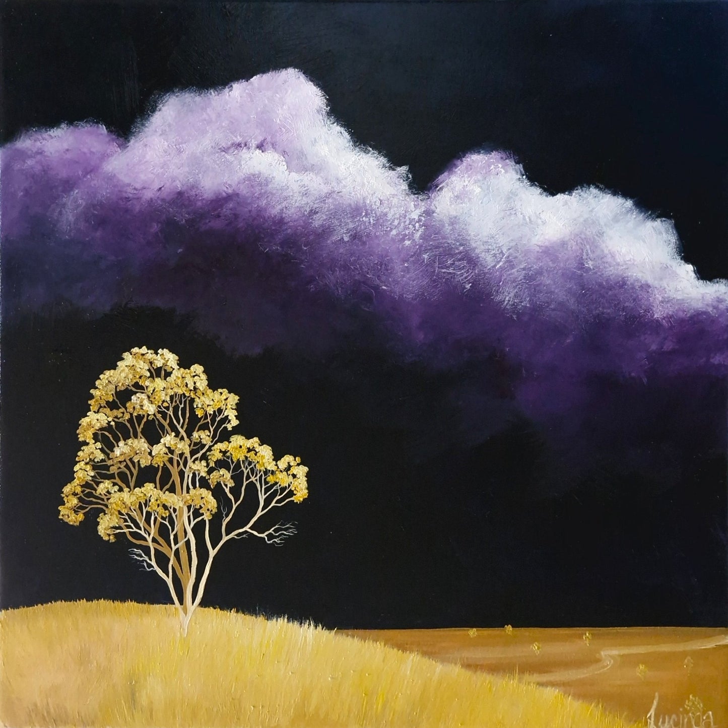Golden Witness - original art - Gold Coast Gallery Of ArtLucinda Leveille